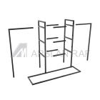 D 6 Middle Stand Gondolas , Fashion Garments Racks